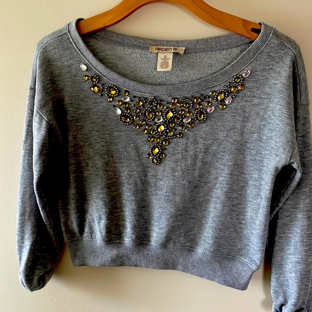 Diamond Cropped Jersey Knit